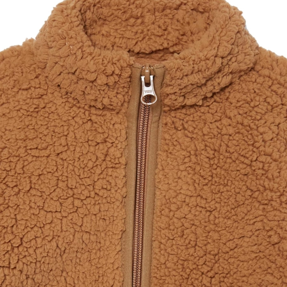 Boy Toddlers' Recycled Polyester Sherpa Long Sleeve Jac